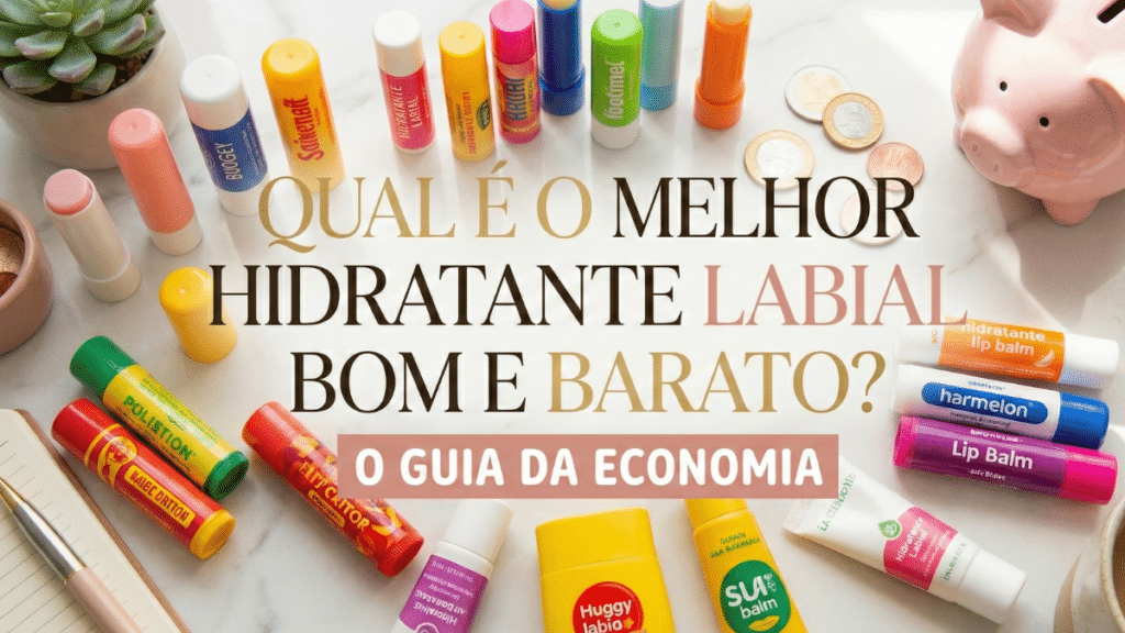 Descubra qual é o melhor hidratante labial bom e barato que realmente funciona